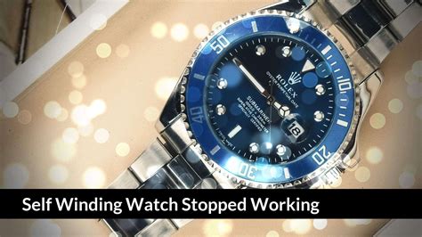 rolex datejust not working after winding|Rolex self winding problems.